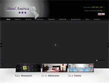 Tablet Screenshot of hotelamericacr.com